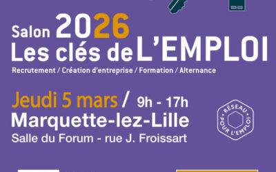 Tremplin Cadres hdf sera présent au forum « Les Clés de l’Emploi 2026 » !