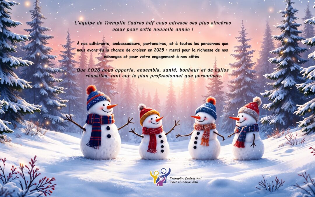 Carte des voeux 2026 de Tremplin Cadres HdF