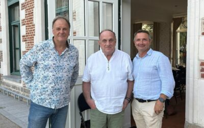 Visite de notre maire, lors de l&rsquo;afterwork