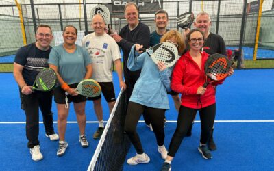 Un apéro bien mérité après une session de padel mémorable !