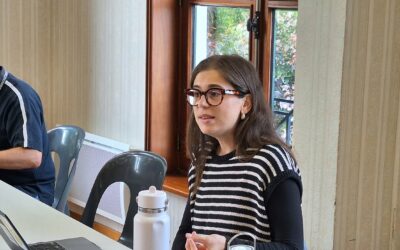 Anaïs Blancquart, coordinatrice de programme chez Duo for a Job , est venue présenter son association aux adhérents de Tremplin Cadres hdf